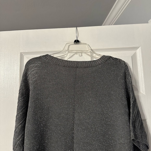New York and Company Metallic Crocheted Sweater - Picture 9 of 14